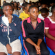 School children who were kidnapped by armed men are pictured after they were released, at a governor’s office in Bamenda, Cameroon Nov. 7.